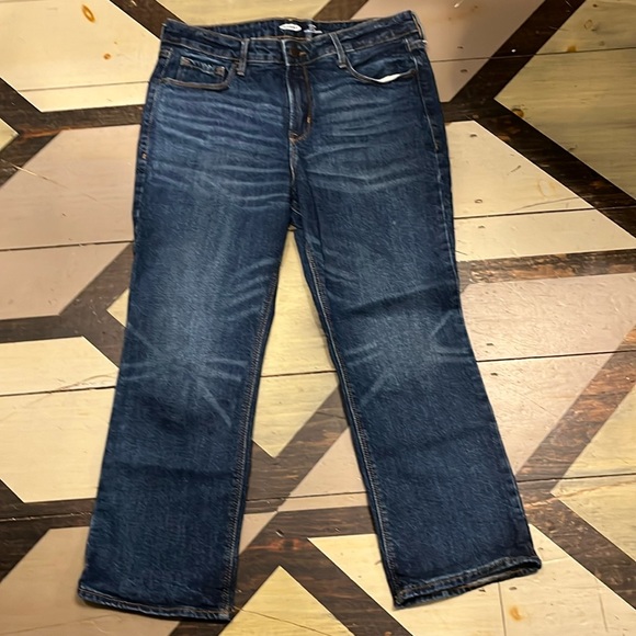 Old Navy “Flare” ankle high-rise jeans Sz 12 - Picture 1 of 3